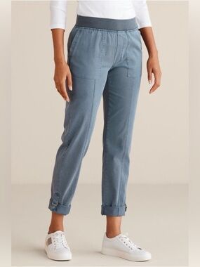 Soft Surroundings Medina Pants Blue Mirage size Large